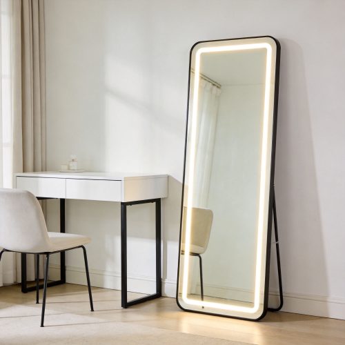 Full-Length Mirror with LED Backlight